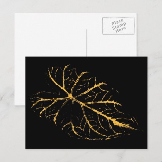 Art Leaf 26 Postkarte (Vorne/Hinten)