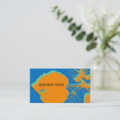 Art Leaf Business Cards Visitenkarte (Stehend Vorderseite)
