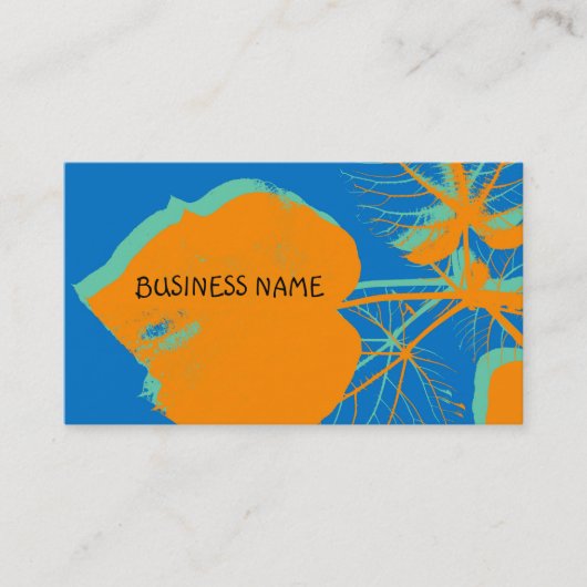 Art Leaf Business Cards Visitenkarte (Vorderseite)