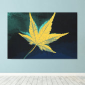 Art Leaf Herbst 5 Leinwanddruck (Insitu (Holzboden))
