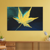 Art Leaf Herbst 5 Leinwanddruck (Insitu (Wohnzimmer))