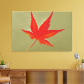 Art Leaf Herbst 8 Leinwanddruck (Insitu (Wohnzimmer))