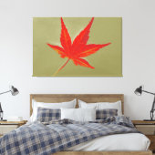 Art Leaf Herbst 8 Leinwanddruck (Insitu (Schlafzimmer))