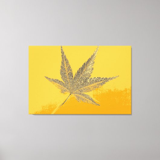 Art Leaf Herbst 9 Leinwanddruck (Vorderseite)