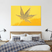 Art Leaf Herbst 9 Leinwanddruck (Insitu (Schlafzimmer))