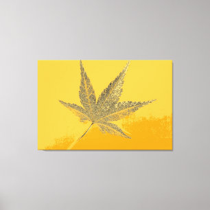 Art Leaf Herbst 9 Leinwanddruck