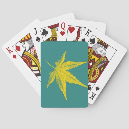 Art Leaf Spielkarten (Rückseite)