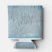 Art Leinwand blaue Textur Dosenkühler (Rückseite)
