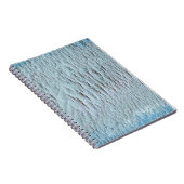 Art Leinwand blaue Textur Notizblock (Rechte Seite)