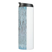 Art Leinwand blaue Textur Thermosbecher (Nach rechts gedreht)