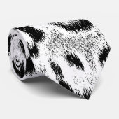 Art Leopard Fell 3 Krawatte (Gerollt)