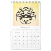 art line calendar kalender (Feb 2026)
