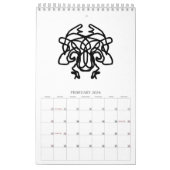 art line calendar kalender (Feb 2026)