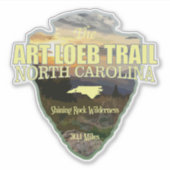 Art Loeb Trail (Pfeilspitzen) Aufkleber (Vorderseite)