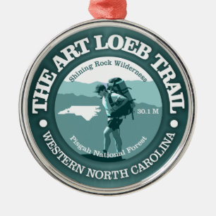 Art Loeb Trail (T) Ornament Aus Metall