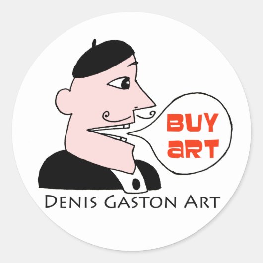 Art Lovers Sammelaufkleber Runder Aufkleber (Vorderseite)