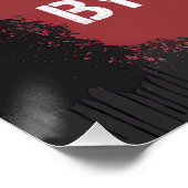 Art Made Tongue-Tied Shakespeare Quote Graffiti Poster (Ecke)