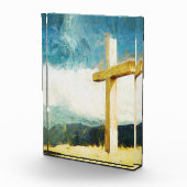 Art Malerkreuz Er ist zu Ostern Risen Fotoblock (Rechts)