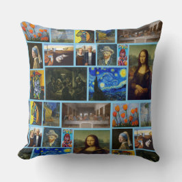 Art Masterpieces, Blue Kissen