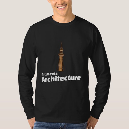 Art Meets Architecture – Architect Art  T-Shirt (Vorderseite)