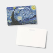 Art Meets Math, Van Gogh trifft Fibonacci Card Ausweis (Vorder- & Rückseite)