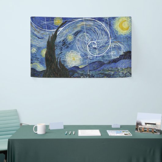 Art Meets Math, Van Gogh trifft Fibonacci Card Banner (Messeveranstaltung)
