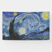 Art Meets Math, Van Gogh trifft Fibonacci Card Banner (Horizontal)