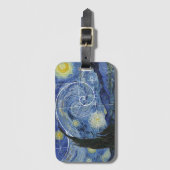 Art Meets Math, Van Gogh trifft Fibonacci Card Gepäckanhänger (Vorderseite Vertikal)