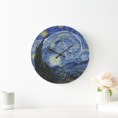 Art Meets Math, Van Gogh trifft Fibonacci Card Große Wanduhr (Zuhause)