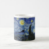 Art Meets Math, Van Gogh trifft Fibonacci Card Kaffeetasse (Mittel)