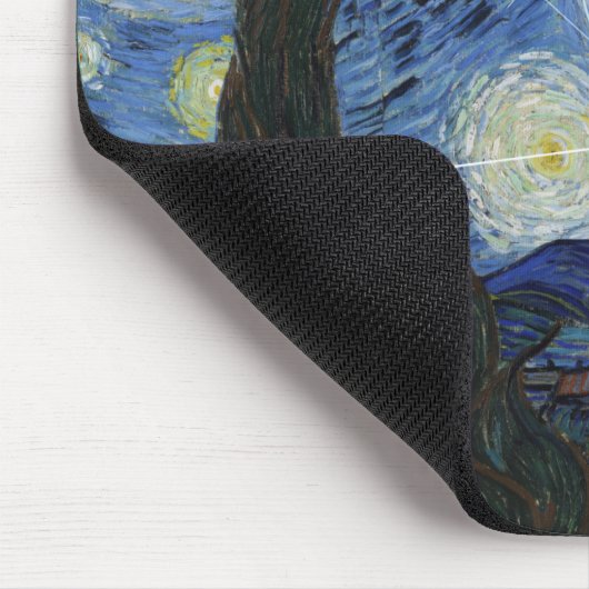 Art Meets Math, Van Gogh trifft Fibonacci Card Mousepad (Ecke)