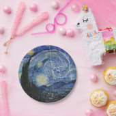 Art Meets Math, Van Gogh trifft Fibonacci Card Pappteller (Party)