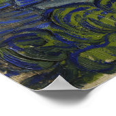 Art Meets Math, Van Gogh trifft Fibonacci Poster (Ecke)