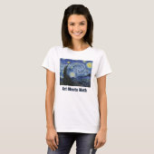 Art Meets Mathe, Van Gogh trifft Fibonacci T - Shi T-Shirt (Vorne ganz)
