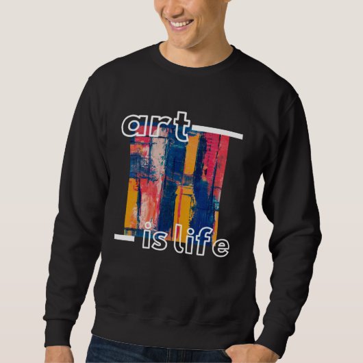 Art Men Women Colour Youth Sweatshirt (Vorderseite)