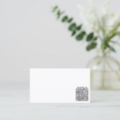 ART Minimalistisch Business Card MINI Visitenkarte (Stehend Vorderseite)
