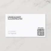 ART Minimalistische Visitenkarte (Vorderseite)