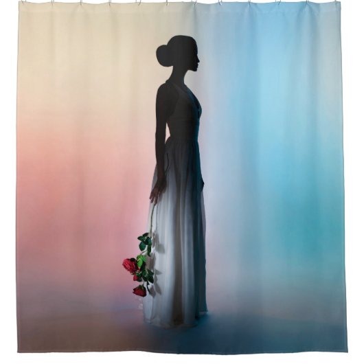 Art Modestudio Foto von wunderschönen Frauen Duschvorhang (Vorderseite)