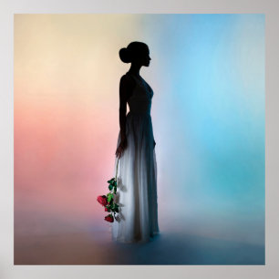 Art Modestudio Foto von wunderschönen Frauen Poster