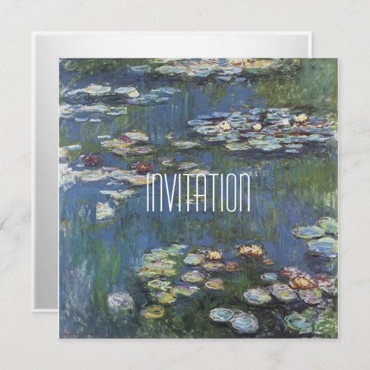 Art Monet Classic Einladung (Vorne/Hinten)