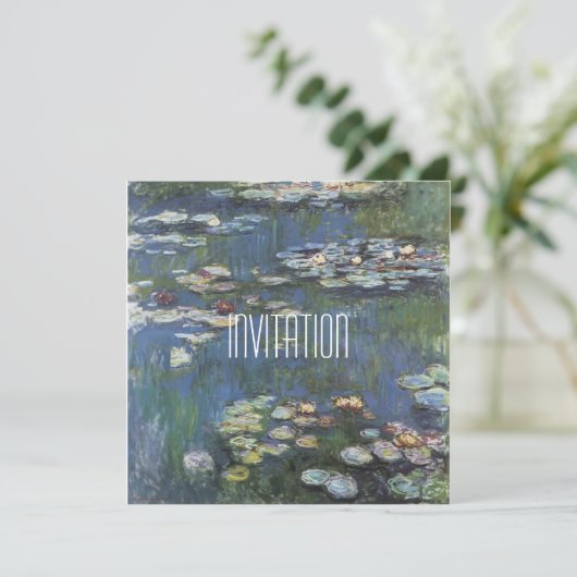 Art Monet Classic Einladung (Stehend Vorderseite)
