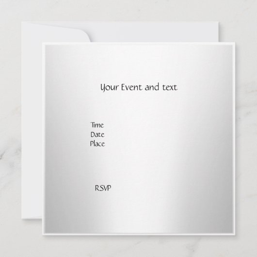 Art Monet Classic Einladung (Rückseite)