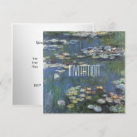 Art Monet Classic Einladung