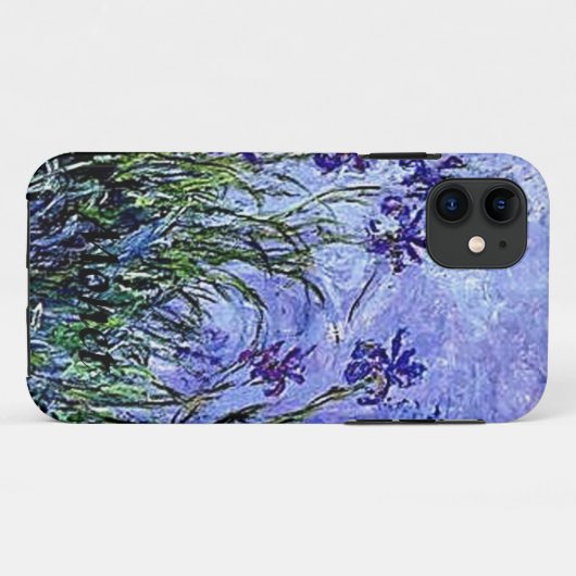 Art Monet Irises Case-Mate iPhone Hülle (Rückseite (Horizontal))