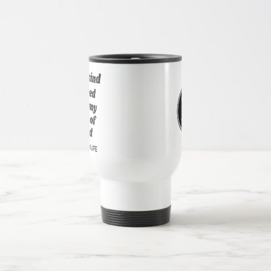 Art müden T1dMom [Schwarzes] Reisebecher (Mittel)