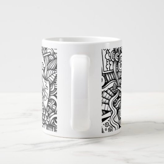 Art Mug Jumbo-Tasse (Rückseite)