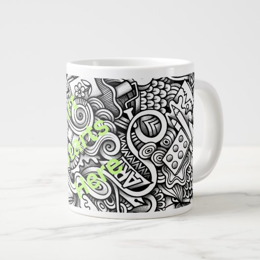 Art Mug Jumbo-Tasse (Vorderseite Rechts)