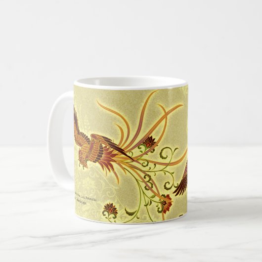 Art Mug"Phoenix” Kaffeetasse (Vorderseite Links)