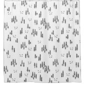 Art Muster der Forstlinie Duschvorhang (Vorderseite)