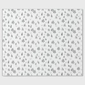 Art Muster der Forstlinie Geschenkpapier (Flach)